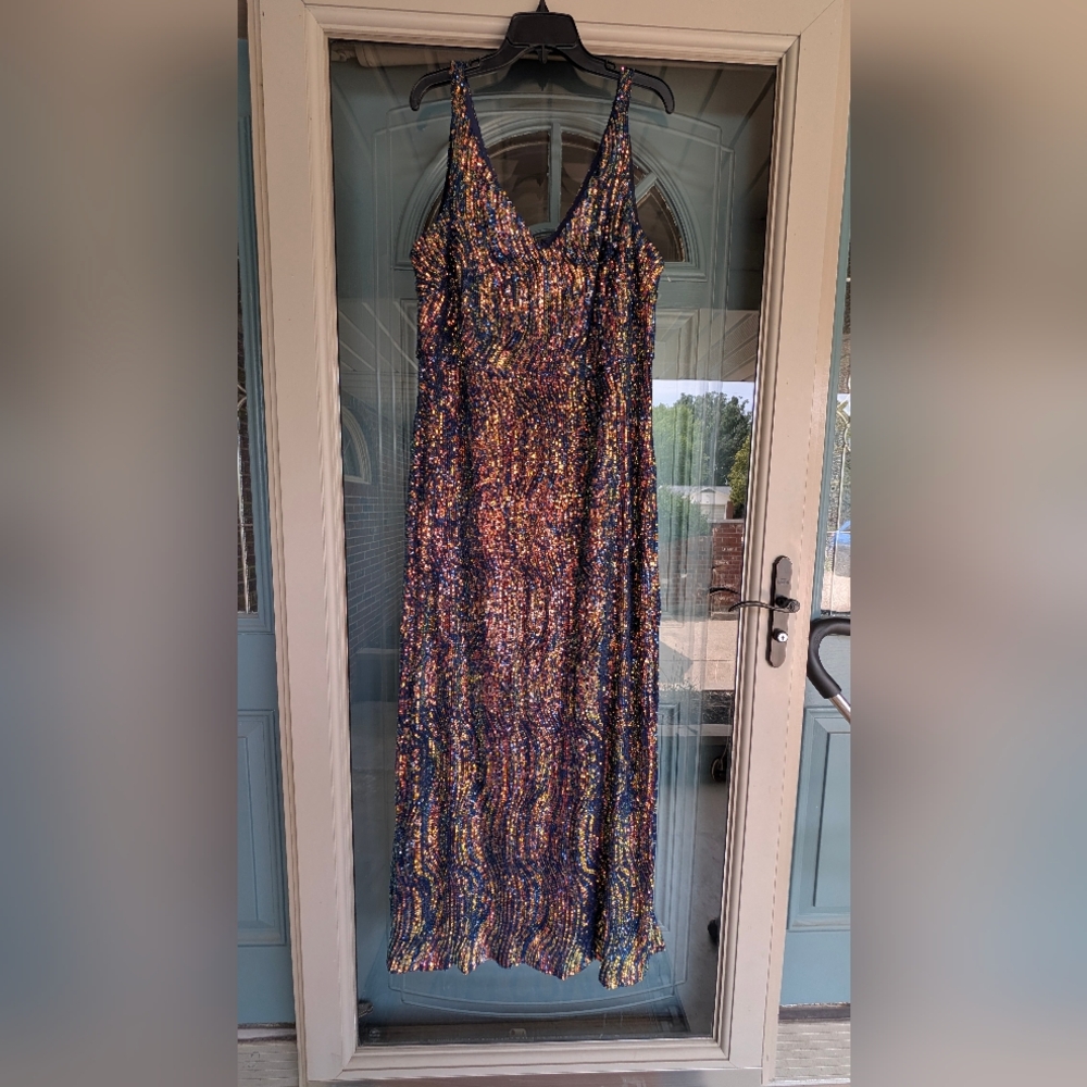 Night Way Collections Vibrant Sequin Dress